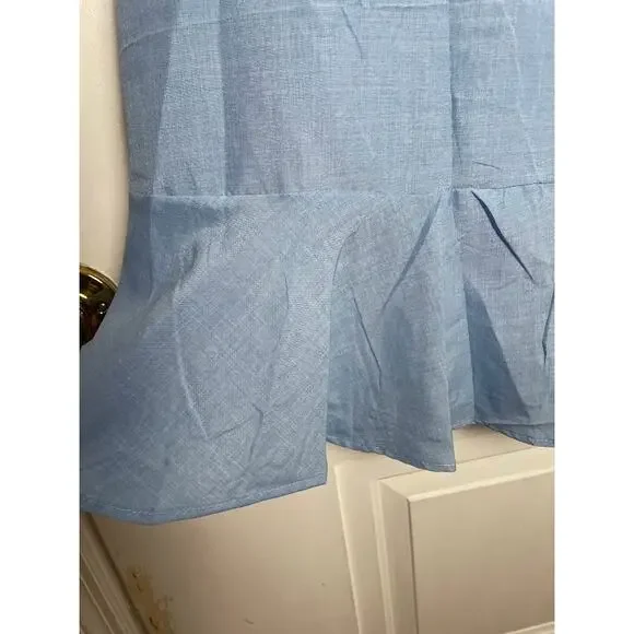 Hixiaohe Women Shirt Dress Casual Sleeveless Mini Dress Beach Flowy Sundresses L - Picture 6 of 10